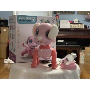 Cute Friends Smart Puppy Robot Dog Toy Pink battery‎ dog kid toy